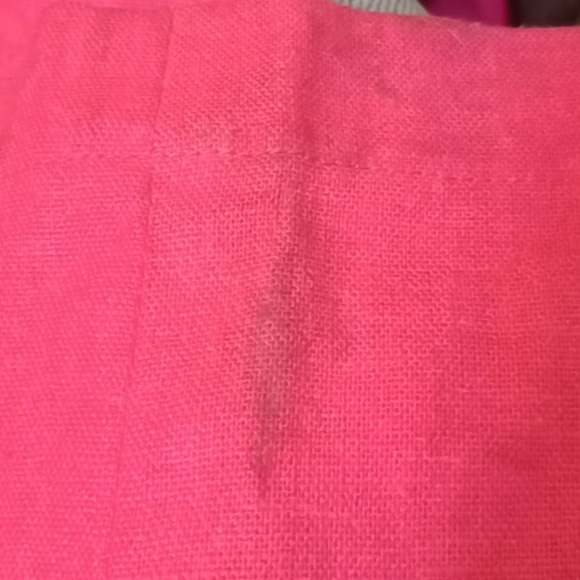 Vintage Capacity 2 Piece Linen Blend Pants & Top Set Sz L - Picture 10 of 10